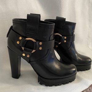 Tory Burch Rina High Heel Lug Booties